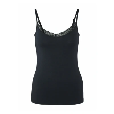 Abbildung von Falke Unterhemd/shirt, Damen, Größe: XL, Black