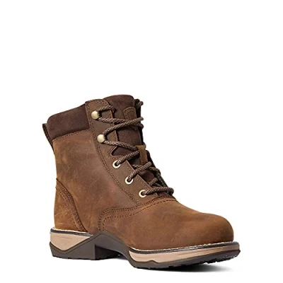 Abbildung von Ariat Anthem Round Toe Lacer H2O Damen Distressed Brown 40