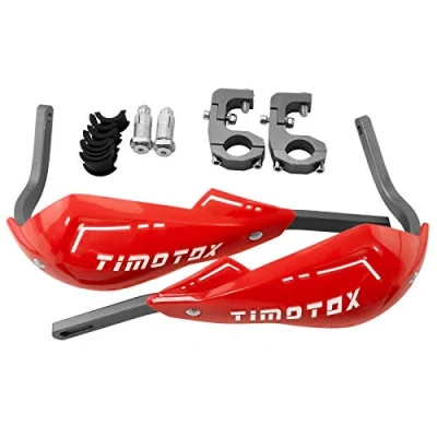 Abbildung von Handprotektoren Handschutz Hand Guards Timotox rot