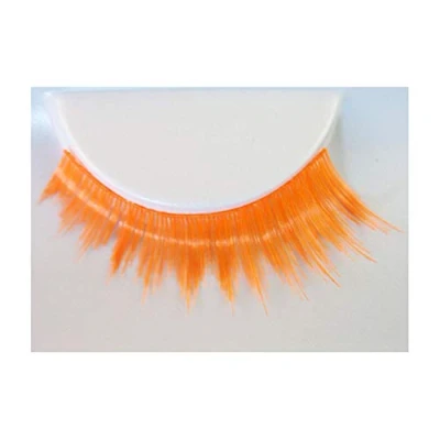 Abbildung von Eulenspiegel 000427 Wimpern Orange UV, Fluo Effekt, 1 ml Spezial Wimpernkleber, Anleitung