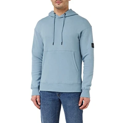 Abbildung von Jack &amp; Jones Herren Kapuzenpullover Hoodie JCOCLASSIC Waffle Relaxed Fit, Mountain Spring,S