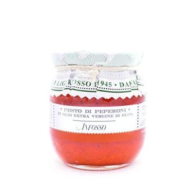 Abbildung von Olio Anfosso Roter Pfeffer Pesto in nativem Olivenöl extra, 180 g