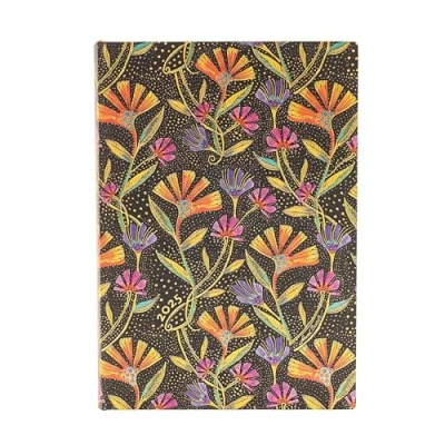 Abbildung von Wild Flowers (Playful Creations) Midi 12 month Day at a time Softcover Flexi Dayplanner 2025 (Elastic Band Closure): jeden dzień na stronie, zamykany gumkę, papier 80 gsm