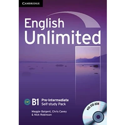Abbildung von English Unlimited B1 Pre intermediate: Self study Pack with DVD ROM