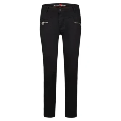 Abbildung von Buena Vista Damen Jeans Florida Z Cropped Stretch Twill (DE/NL/SE/PL, Alphanumerisch, XS, Regular, Standard, Schwarz)