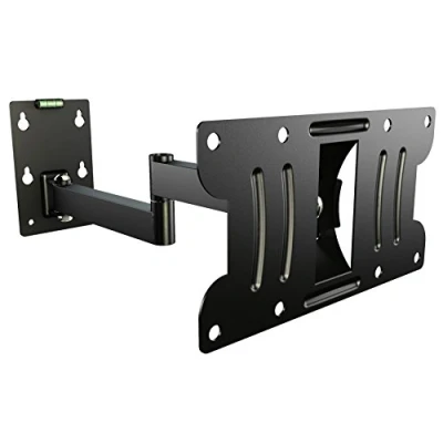 Abbildung von RICOO TV Wandhalterung R02 21 Universal für 13 32 Zoll (ca. 33 81cm) Schwenkbar Neigbar Fernseh Halterung Aufhängung auch Curved LCD Fernseher Wand Halter VESA 100x100 200x100 Schwarz