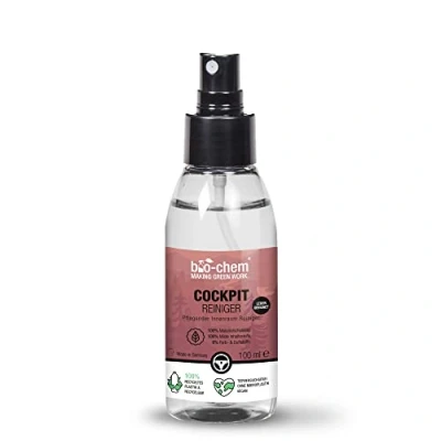 Abbildung von bio chem Cockpit Pflege 100 ml Cockpitspray I Auto Innenraum Reiniger mit schonender für Leder und Kunststoff Sorgt strahlenden Glanz Schutz auf Armaturen zur optimalen Autopflege