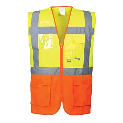 Abbildung von Portwest PRAG EXEKUTIV WESTE, Größe: L, Farbe: Gelb/Orange, S376YORL