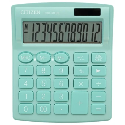 Abbildung von Bürorechner CITIZEN SDC 812NRGRE 12 stellig grün 1 Stk.