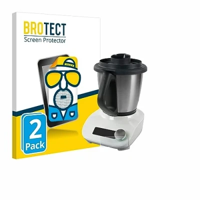Abbildung von BROTECT Entspiegelungs Schutzfolie für Vorwerk Thermomix Friend (2 Stück) Matte Displayschutz Folie, Anti Reflex, Fingerprint