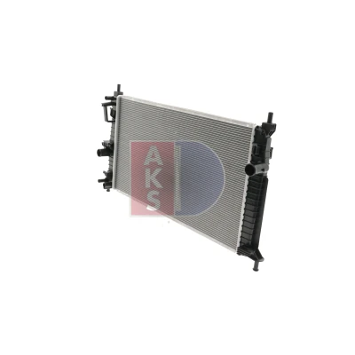 Abbildung von AKS DASIS 110081N Kühler, Motorkühlung Aluminium 672 369 16 Kühlrippen gelötet MAZDA: 3 Hatchback