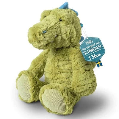 Abbildung von Mollis Kuscheltier Kuschelkrokodil 36 cm Plüschtier Krokodil Kinder weiches Stofftier für und Babys