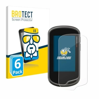 Abbildung von BROTECT Schutzglas für Garmin Oregon 600 (6 Stück) Schutzfolie Panzer Folie Glas [Extrem Kratzfest 9H, Anti Fingerprint, Ultra Transparent]