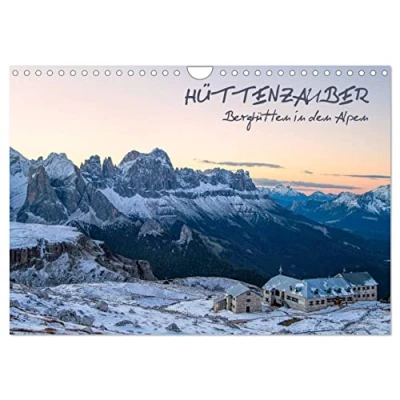 Abbildung von Hüttenzauber: Berghütten in den Alpen (Wandkalender 2025 DIN A4 quer), CALVENDO Monatskalender