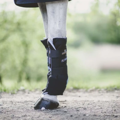 Abbildung von Kentucky Horsewear Stable Boots Recuptex Magnetic Schwarz Warmblut