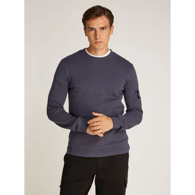 Abbildung von Calvin Klein Jeans Badge TEE Langarmshirt, Herren, Größe: Large, India ink