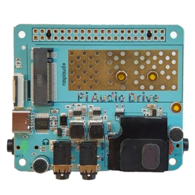 Abbildung von Audio DAC Hat Sound Card (Pi Drive) für Raspberry PI4 All Models Pi Zero / Pi3 Pi3B Pi3B+ Pi2 Better Quality Than USB