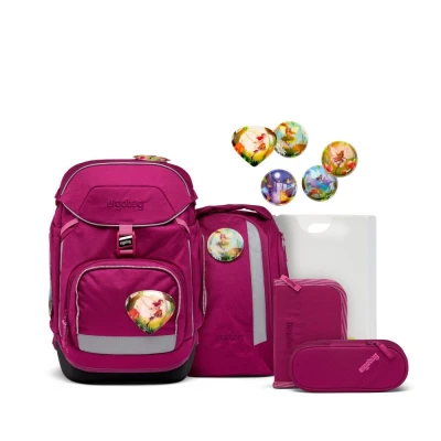 Abbildung von ergobag Schulrucksack Set Waldzaubär Beere