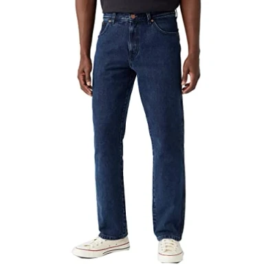 Abbildung von Wrangler Texas Jeans Straight Leg, Herren, Größe: 29x32, Coalblue stone