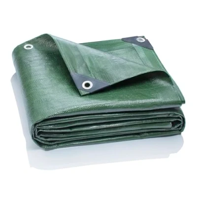 Abbildung von GardenMate 1,5x6m 200g/m² Premium Gewebeplane Abdeckplane Schutzplane Bootsplane Grün schwere Qualität