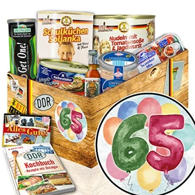 Abbildung von 65. Geburtstagsgeschenke Geschenke zum 65 Geburtstag für Papa Ostpaket Geschenk