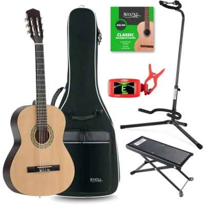 Abbildung von Classic Cantabile Acoustic Series AS 851 Klassikgitarre 7/8 Set