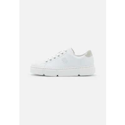 Abbildung von Rieker Plateausneaker in monochromer Optik, Freizeitschuh, Halbschuh, Schnürschuh