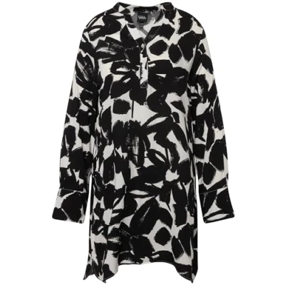 Abbildung von Ulla Popken Longtunika Bluse, Damen, Größe: 42/44, Schwarz