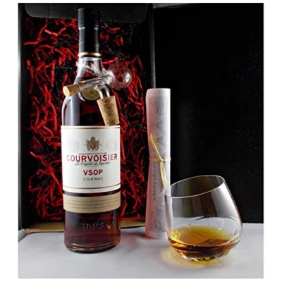 Abbildung von Geschenk Cognac Courvoisier VSOP + 1 Drelio Glas Glaskugelportionierer zum feinen Dosieren