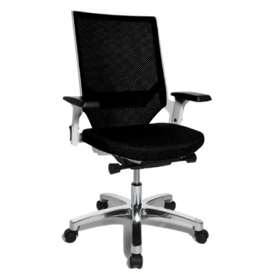 Abbildung von Topstar Bürostuhl Autosyncron 1 inkl. Armlehne weiß/schwarz