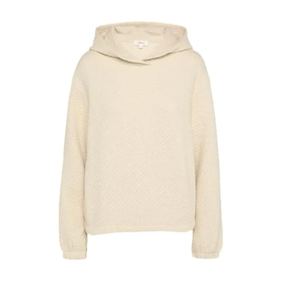 Abbildung von s.Oliver Relaxedfit MIT Waffelstruktur Kapuzenpullover, Damen, Größe: 34, Beige