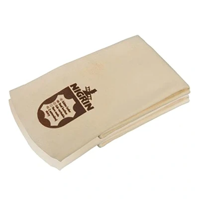 Abbildung von NIGRIN Autoleder, Trockenleder für Auto und Haushalt, starke Saugkraft schonend zur Oberfläche, beige, 38,5 x 12cm