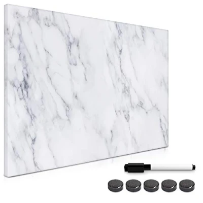 Abbildung von Navaris Magnettafel Magnetpinnwand Memoboard 60x40 cm abwaschbar mit Halterung, (1 tlg)
