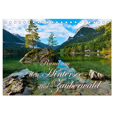 Abbildung von Rund um den Hintersee und Zauberwald (Tischkalender 2025 DIN A5 quer), CALVENDO Monatskalender