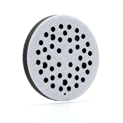 Abbildung von 3 M reinigen Schleifen Soft Disc Pad 20428, Haken und Loop Befestigung, 7,6 cm Durchmesser x 1,9 Dick, 6 Loch (1 Stück), 5&quot; Diameter 0.50&quot; Thick, Schwarz, 1