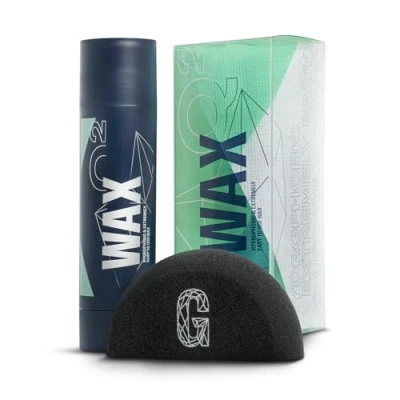 Abbildung von Gyeon Q² Wax Autowachs Hochglanz Finish, langanhaltender Schutz, hydrophobe Versiegelung