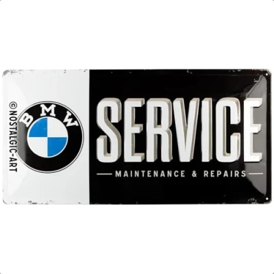 Abbildung von Nostalgic Art Blechschild 25 x 50 cm &quot;BMW Service&quot;