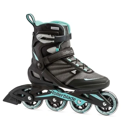 Abbildung von Rollerblade Damen Zetrablade Inlineskate, Black/Light Blue, 275
