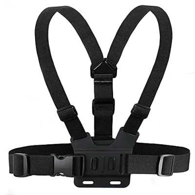 Abbildung von Houdian Brustgurt Halterung Brusthalterung Chest Mount Chesty Kompatibel mit GoPro Hero und Action Kameras Voll Verstellbarer