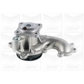 Abbildung von GRAF PA742 Wasserpumpe mit Dichtung mechanisch Gusseisen für Keilrippenriementrieb FORD: Focus 2 Limousine, Transit Connect Mk1 Kastenwagen