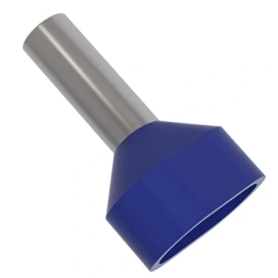 Abbildung von AUPROTEC Aderendhülsen Twin von 0,5 16 mm² isoliert 10 1000 Stück Auswahl: (50 Stück, blau)