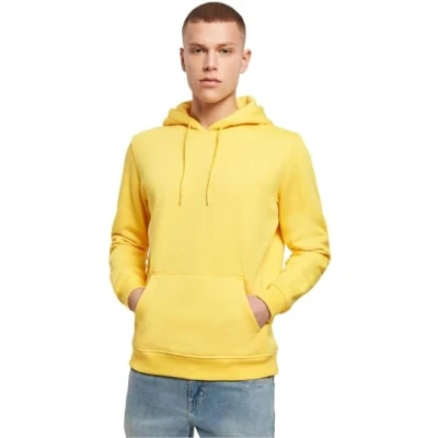 Abbildung von Build Your Brand Herren Heavy Hoody Kapuzenpullover, Taxi Yellow, S