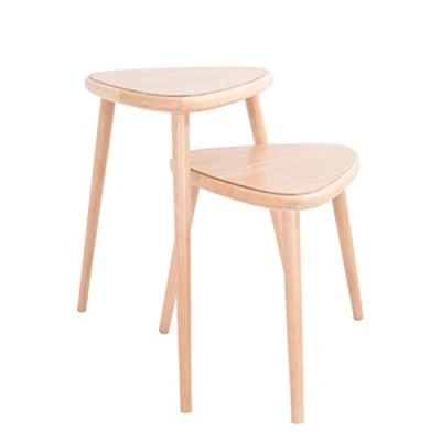 Abbildung von Mehl Wohnideen Satztisch „Kidney“ Retro Couchtisch, Kaffeetisch, Blumentisch (Set)