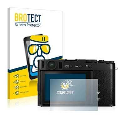 Abbildung von BROTECT Schutzglas für Fujifilm X E4 Schutzfolie Panzer Folie Glas [Extrem Kratzfest 9H, Anti Fingerprint, Ultra Transparent]