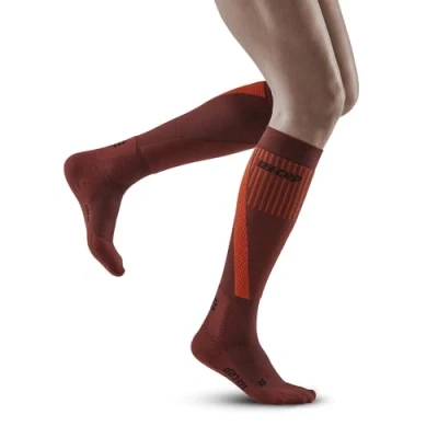 Abbildung von CEP COLD Weather Compression Kniestrümpfe, Damen, Größe: Small, Dark orange