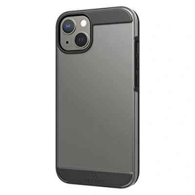 Abbildung von Black Rock Hülle Air Robust Case Passend für Apple iPhone 13 I Handyhülle, Transparent, Durchsichtig, Dünn (Schwarz)