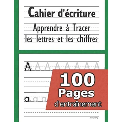 Abbildung von Cahier d&#039;écriture apprendre à tracer les lettres et chiffres: CP 3 5 ans Mon a écrire l&#039;alphabet Maternelles