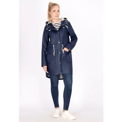 Abbildung von SCHMUDDELWEDDA Damen Regenmantel XXL / Marine 100% Polyester