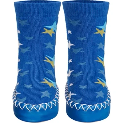 Abbildung von Playshoes Hüttenschuh Sterne Hausschuh