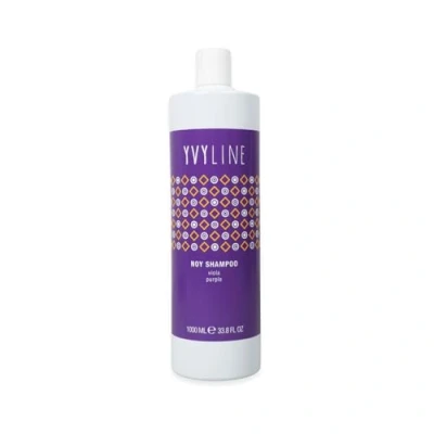 Abbildung von Professionelles Anti Gelb Shampoo für weißes, blondes oder gebleichtes Haar, entfernt gelbe Reflexe, Tonalisierung, natürliches YVYLINE Made in Italy, 1000 ml